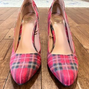 Plaid Christmas Tartan Heels